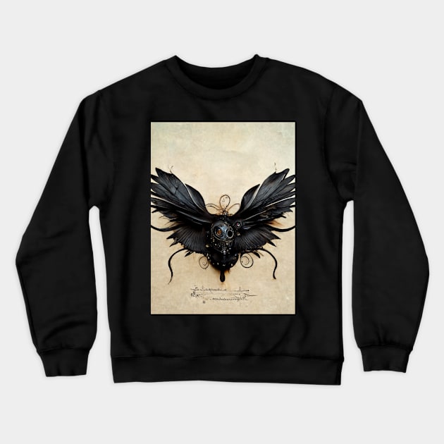 As the Raven Flies Crewneck Sweatshirt by mw1designsart